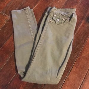 True Religion Hunter Green Jeans